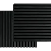 Fibrotech Square akustikpanel 22x520x520 mm black oak - pk á 2 stk.