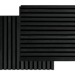 Fibrotech Square akustikpanel 22x520x520 mm black oak - pk á 2 stk.