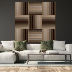 Fibrotech Square akustikpanel 22x520x520 mm light oak - pk á 2 stk.