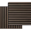 Fibrotech Square akustikpanel 22x520x520 mm walnut - pk á 2 stk.