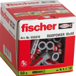 Fischer DuoPower dyvel 10x80 mm 25 stk