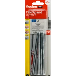 Fischer Duoxpand karmdyvel 8x80 elforzinket 4 stk