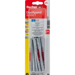 Fischer Duoxpand karmdyvel 8x80 elforzinket 4 stk