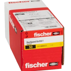 Fischer DuoXpand karmplug 8x80 T elforzinket 50 stk