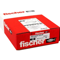 Fischer FAFS justerklips med skrue og dyvel 5x90 TX25 100 stk