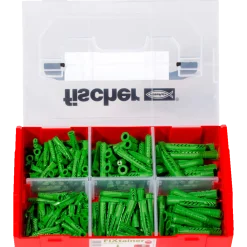 Fischer Fixtainer UX Green sortimentskasse 210 dele