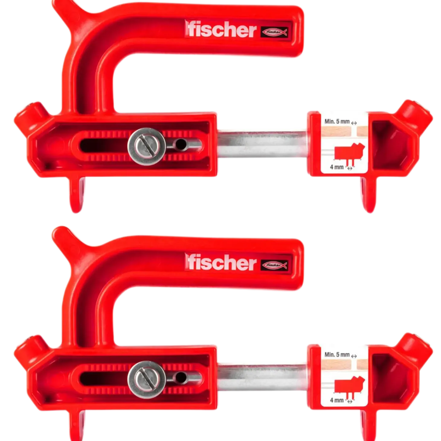 Fischer hiddenfast fixtainer med 2 guides inkl. bits