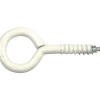 fischer øjnskruekrog 3,8x30 mm hvid 6 stk.