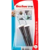Fischer PowerKnot hulrumsdyvel - DIY PK Sort OE M5x55 2 stk