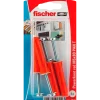 Fischer PowerKnot hulrumsdyvel - DIY PK Rød Pan PT M5x55 4 stk