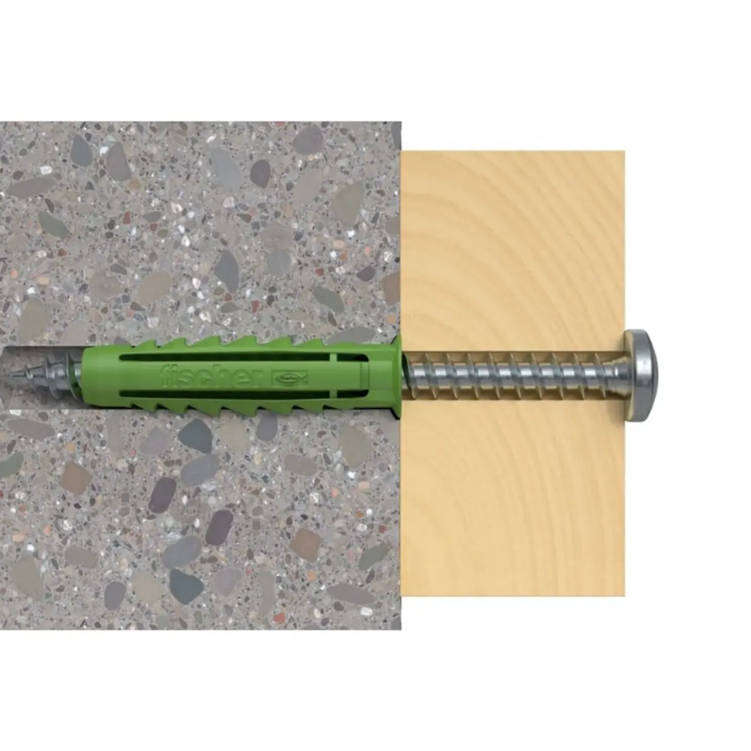 Fischer SX Green dyvel m/krave 10x50 mm 45 stk