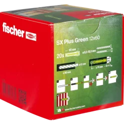 fischer SX Plus Green ekspansionsplug 5x25 mm 90 stk.