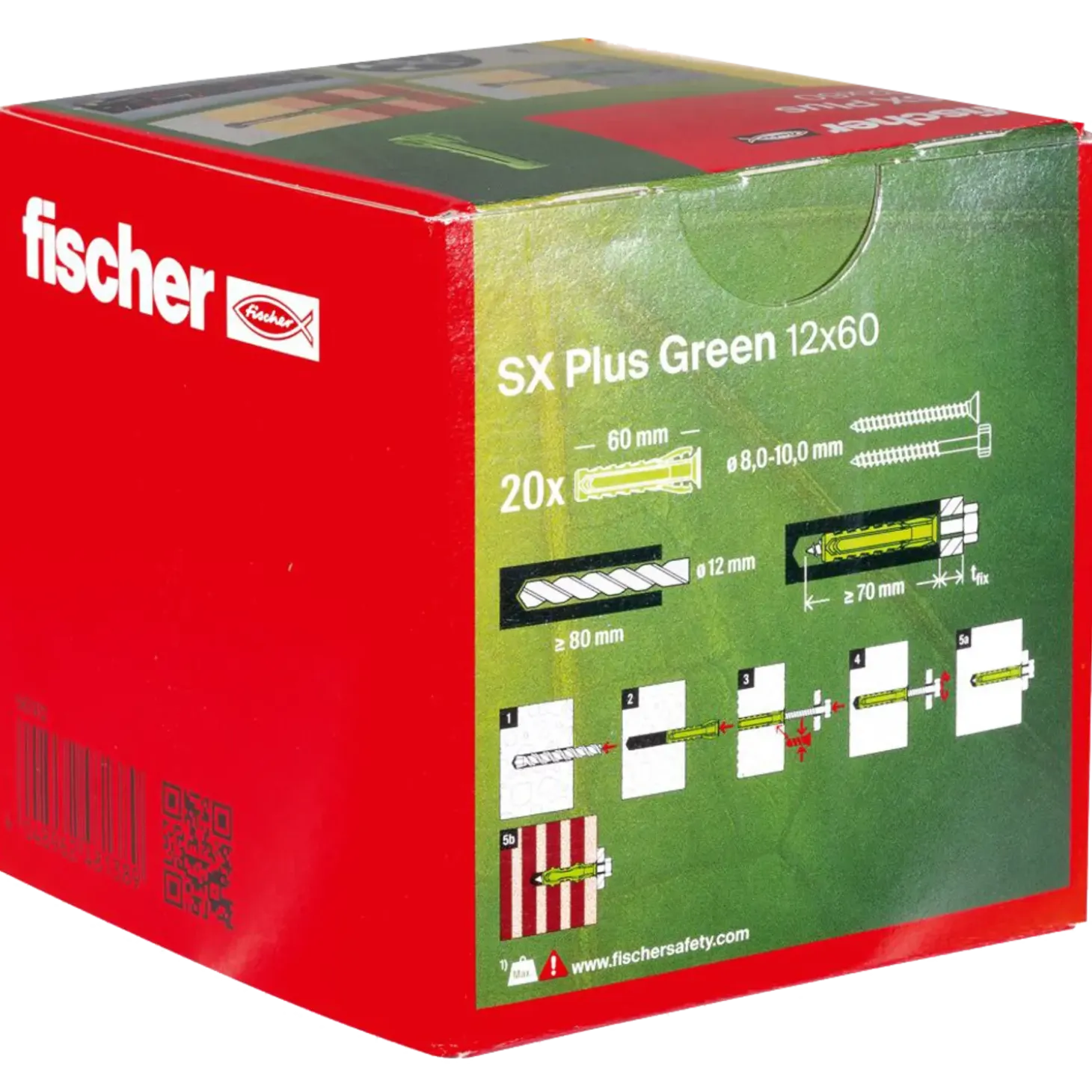 fischer SX Plus Green ekspansionsplug 5x25 mm 90 stk.