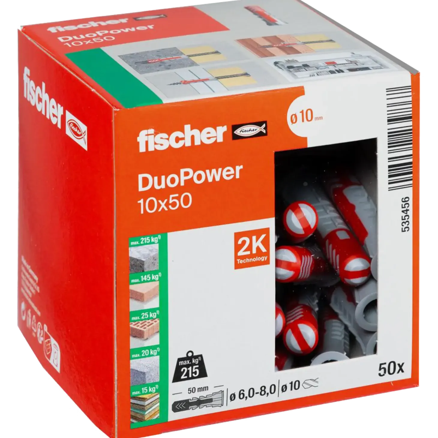 Fischer universaldybel duopower 12x60 25 stk