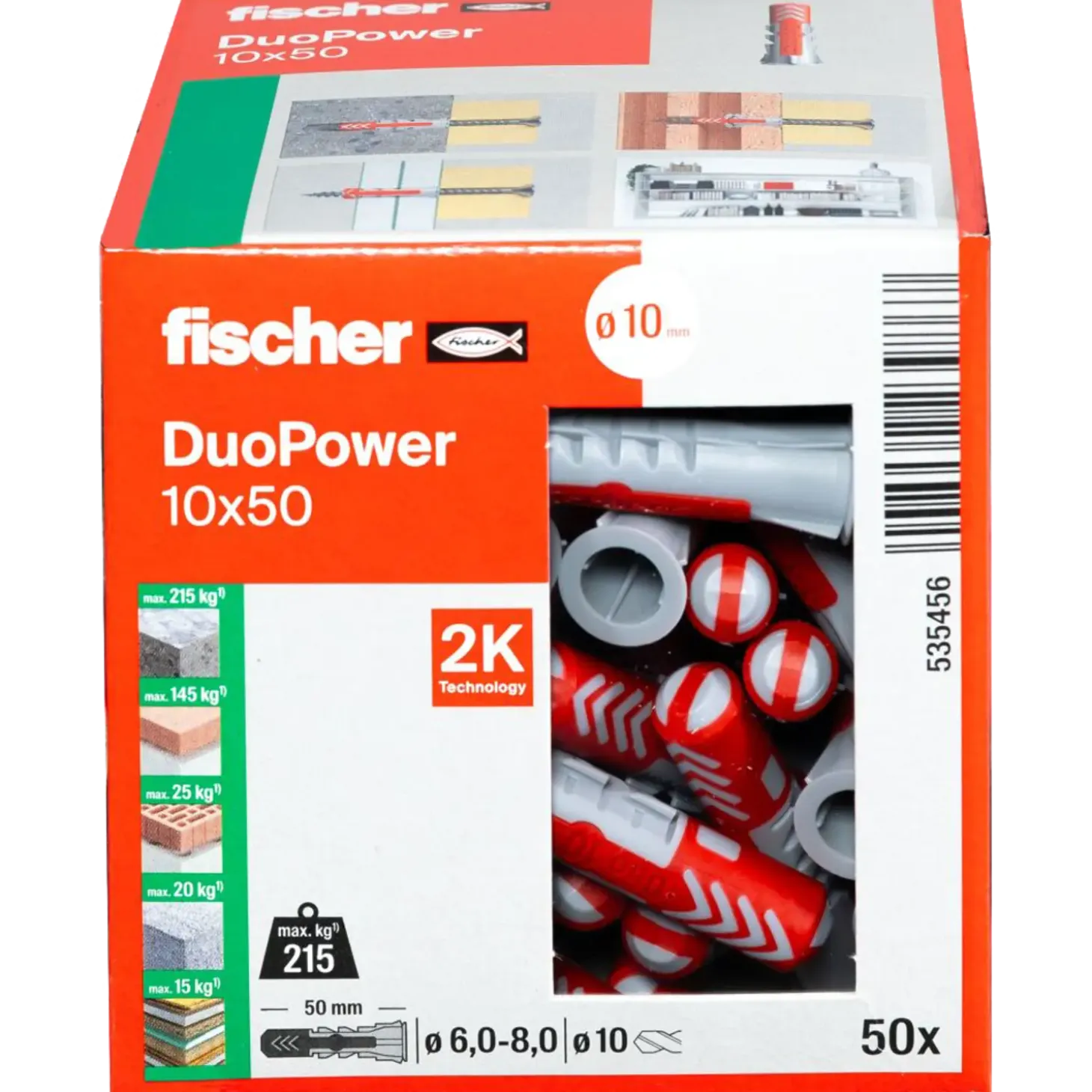 Fischer universaldybel duopower 12x60 25 stk