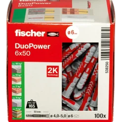 Fischer universaldybel duopower 6x50 DIY 100 stk