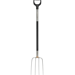Fiskars ergonomisk kompostgreb grå