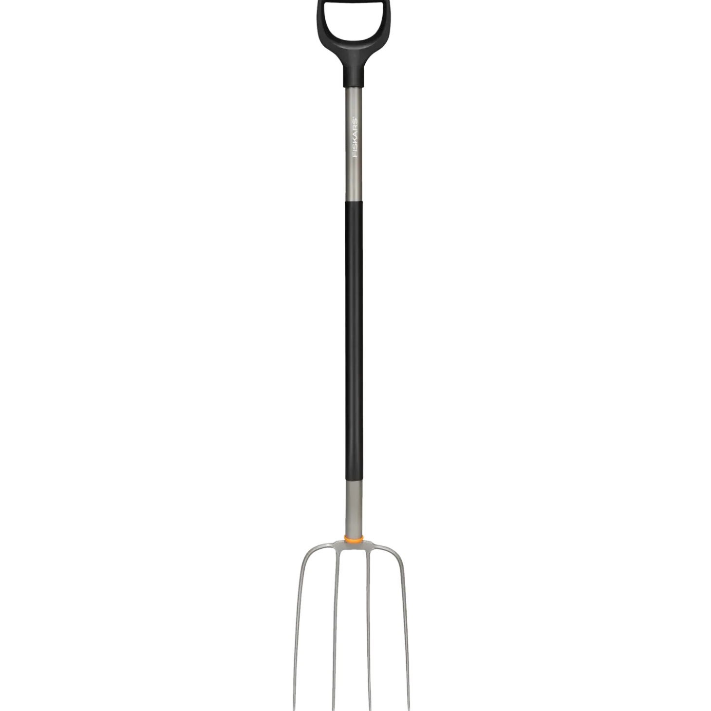 Fiskars ergonomisk kompostgreb grå