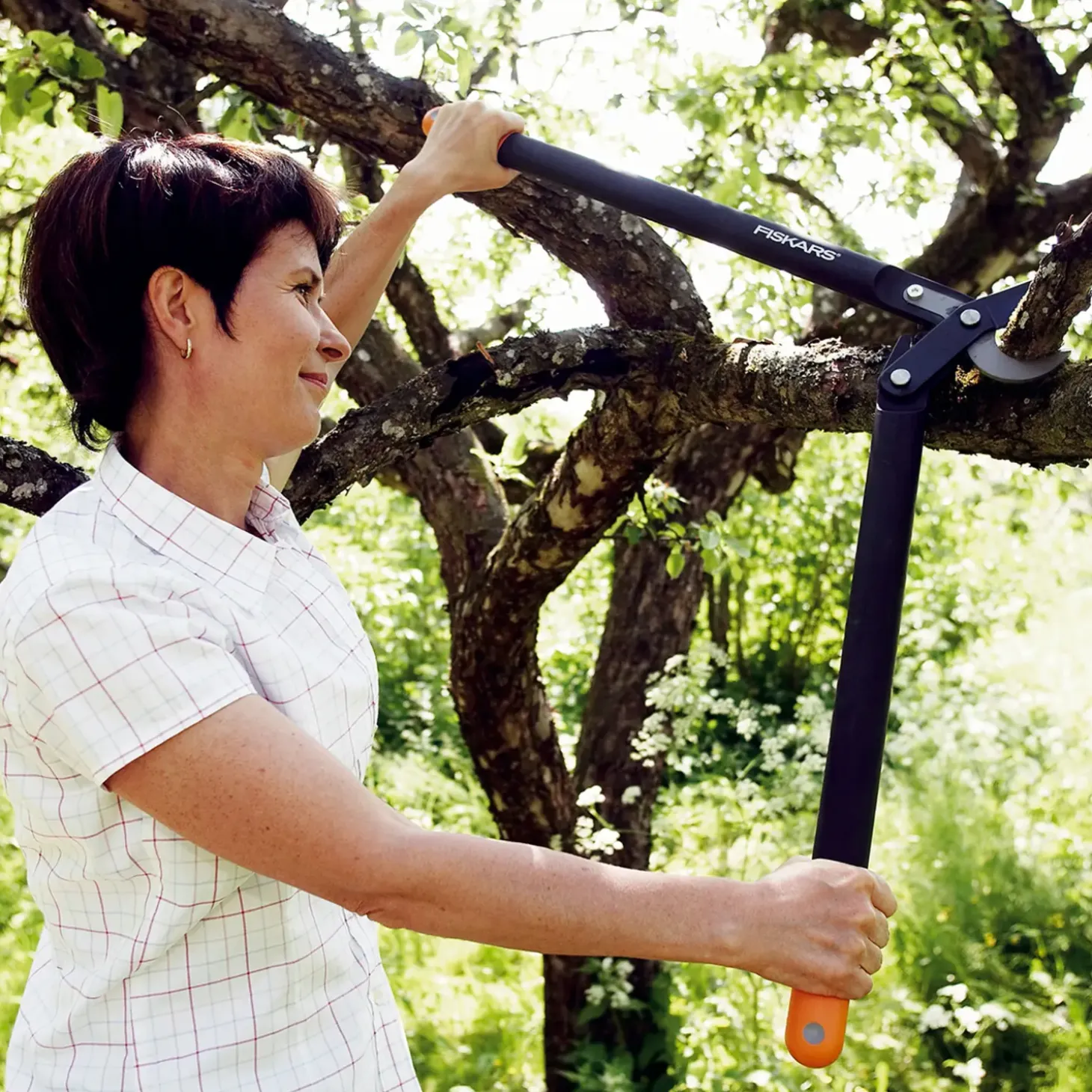 Fiskars PowerGear™ grensaks m/ udv., ss, 70 cm, L78