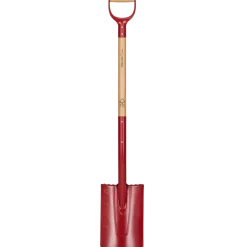 Fiskars smade med afrundet blad, lang skaft