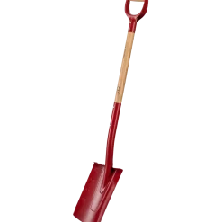 Fiskars smade med afrundet blad, lang skaft