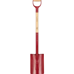 Fiskars spade med afrundet blad