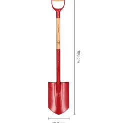 Fiskars spidsspade 106 CM