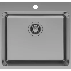 Flow LA 550 køkkenvask PVD gunmetal 500x550 mm