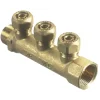 Fordelerrør til PEX gulvvarmeslange 3/4" 3x20 mm.