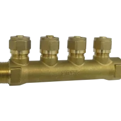 Fordelerrør t/pexrør 2x15 mm