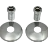 Forskruningsæt lige m/roset 3/4"x1/2" forkromet