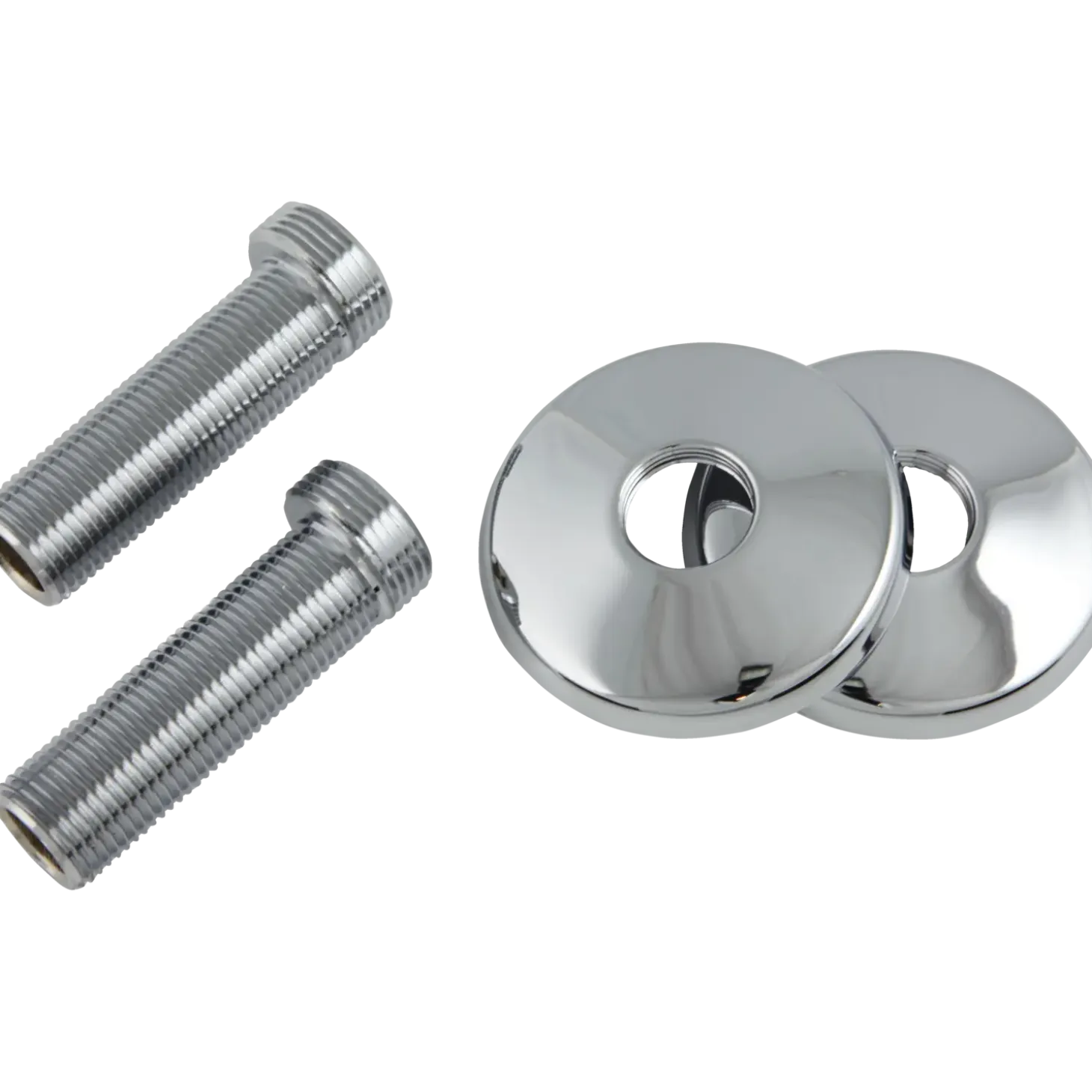 Forskudt monteringssæt inkl. roset 1/2"x3/4" 75 mm