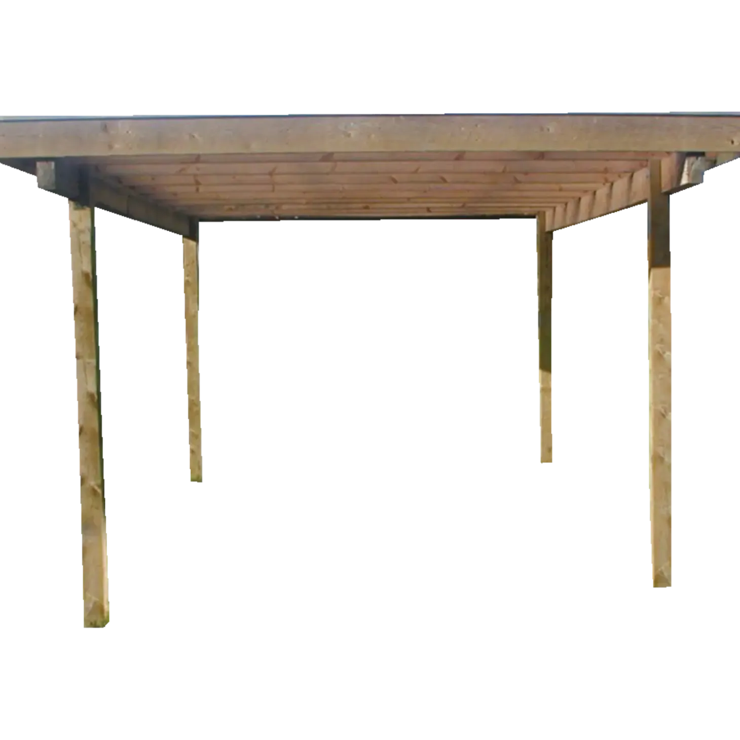 Frode carport 320x374 cm - m/plast trapeztag