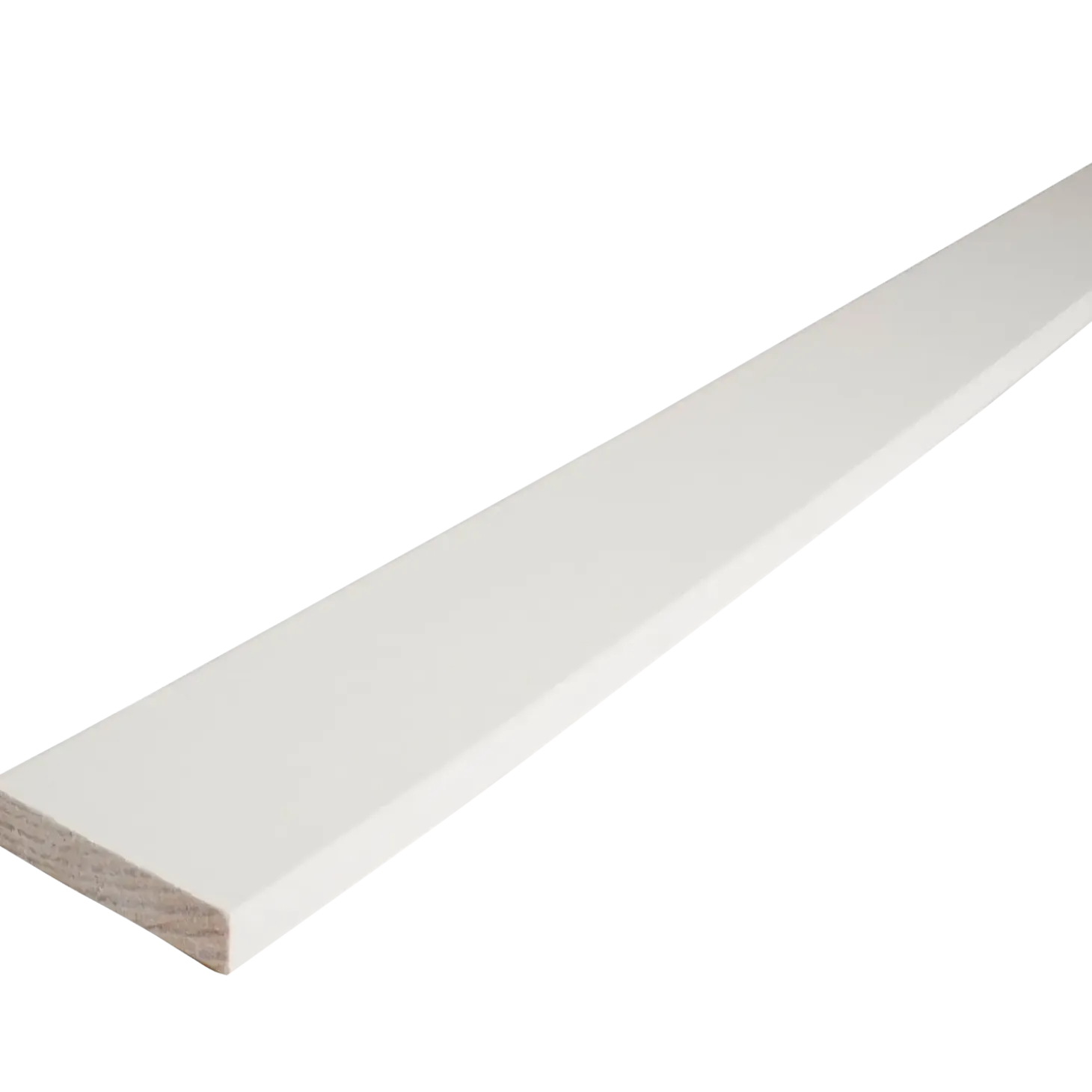 FT Forkantliste fyr /1Rk L232 hvid ral 9x43x3000 mm