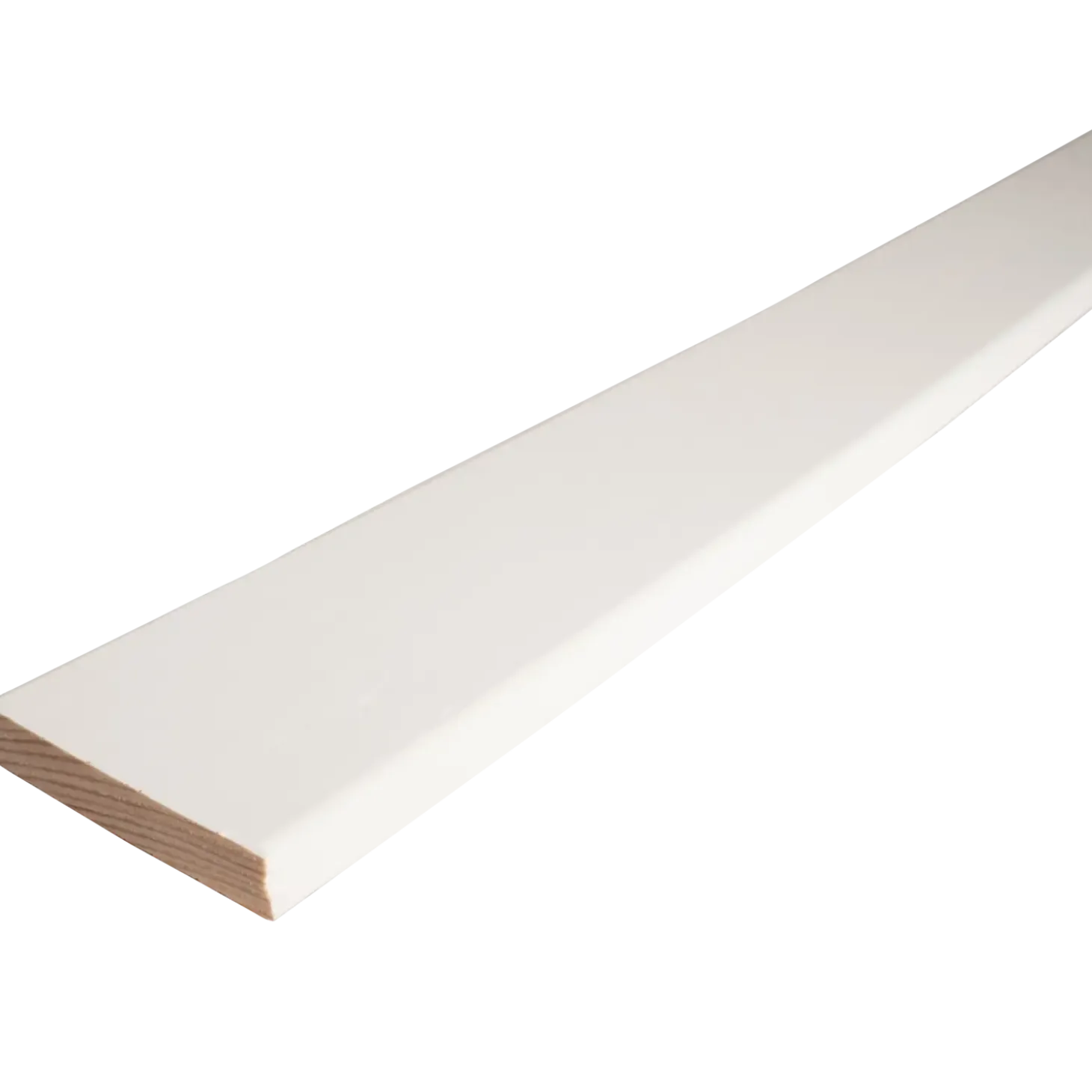 FT Forkantliste fyr /2Rk L276 hvid ral 9x55x3000 mm