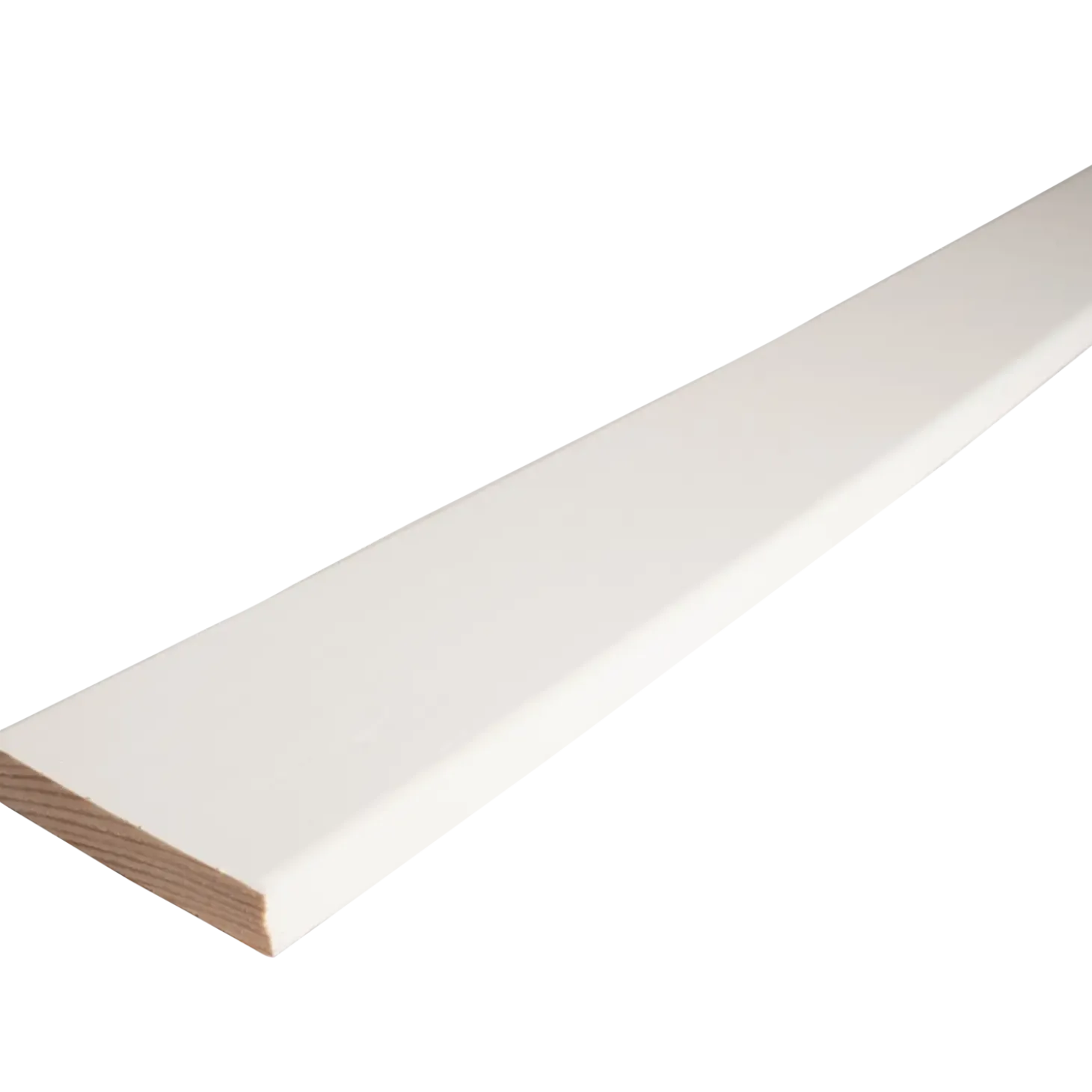FT Forkantliste fyr /2Rk L268 hvid ral 9x33x3000 mm