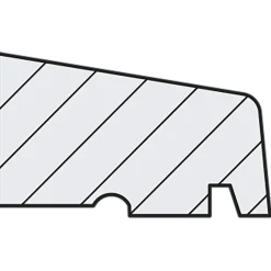 FT Glasliste fyr L708 16x27x2700 mm