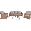 Furreby sofasæt 2 stole/1 sofa natur