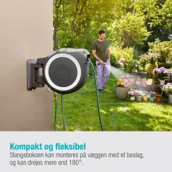 Gardena RollUp M/L 25 vægslangeboks m/25 m slange