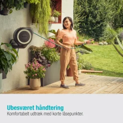 Gardena RollUp M 20 vægslangeboks m/20 m slange hvid
