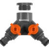 Gardena 2-vejs ventil G1/2" / G3/4" - 00936-20