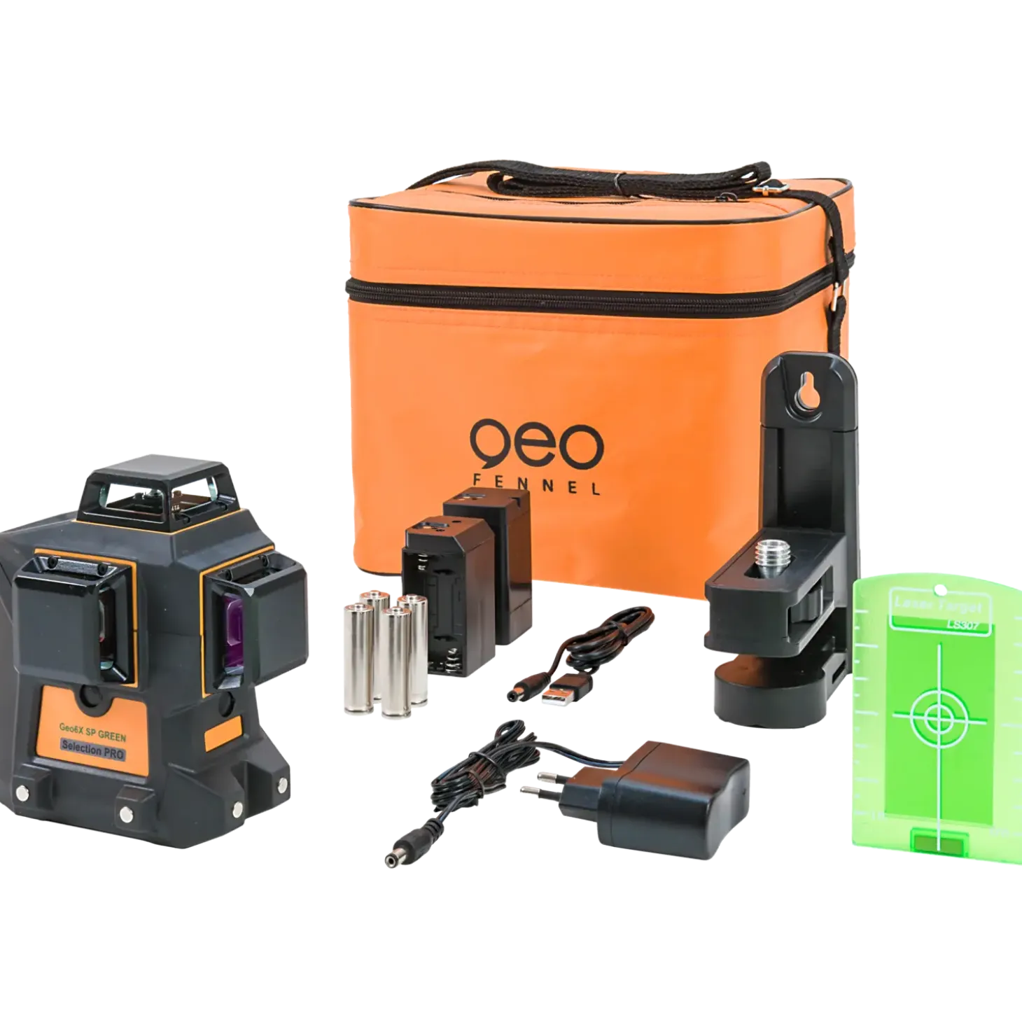 GeoFennel GEO6X SP grøn multilinje-laser kit