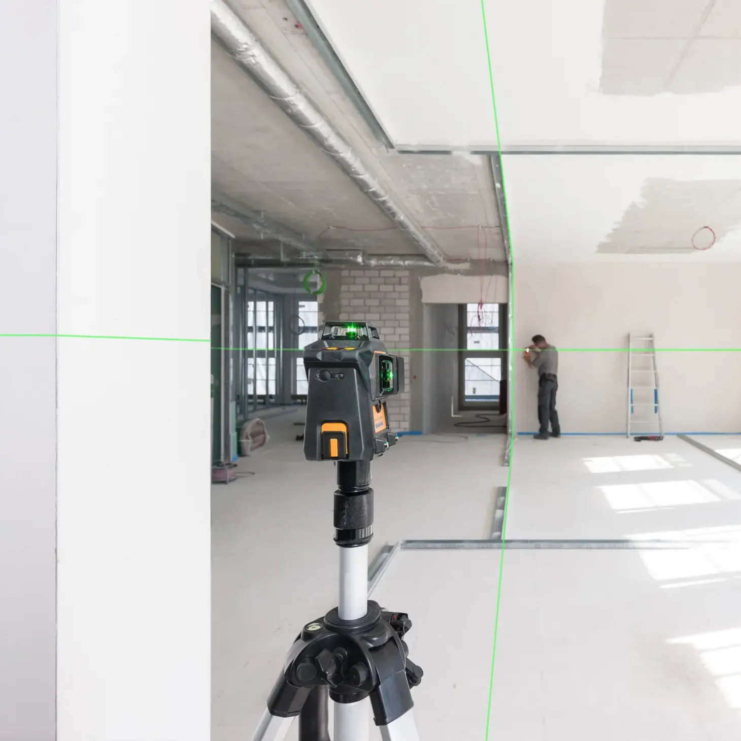 GeoFennel GEO6X SP grøn multilinje-laser kit
