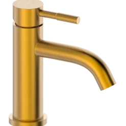 Geyser Delta håndvaskarmatur rustfrit stål mat guld