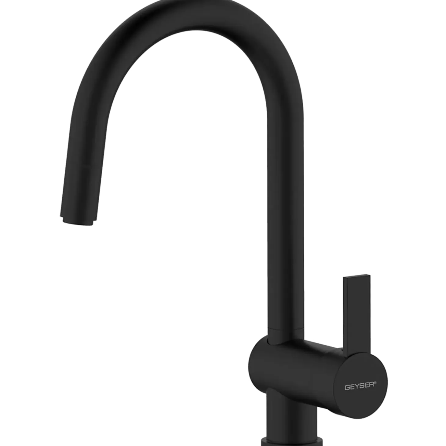 GEYSER® Max Flex køkkenarmatur mat sort