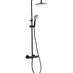 Geyser mini brusetermostatsæt 150CC sort