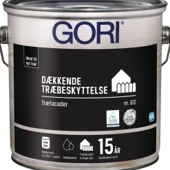 GORI 612 dækkende træbeskyttelse hvid 5 L