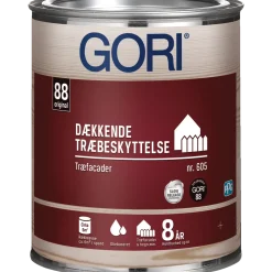 GORI 605 dækkende træbeskyttelse kulsort 5 L