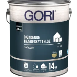 Gori 618 dækkende træbeskyttelse kulsort 5 L