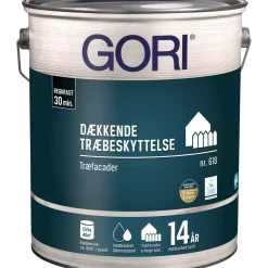 Gori 618 dækkende træbeskyttelse kridt 5 L